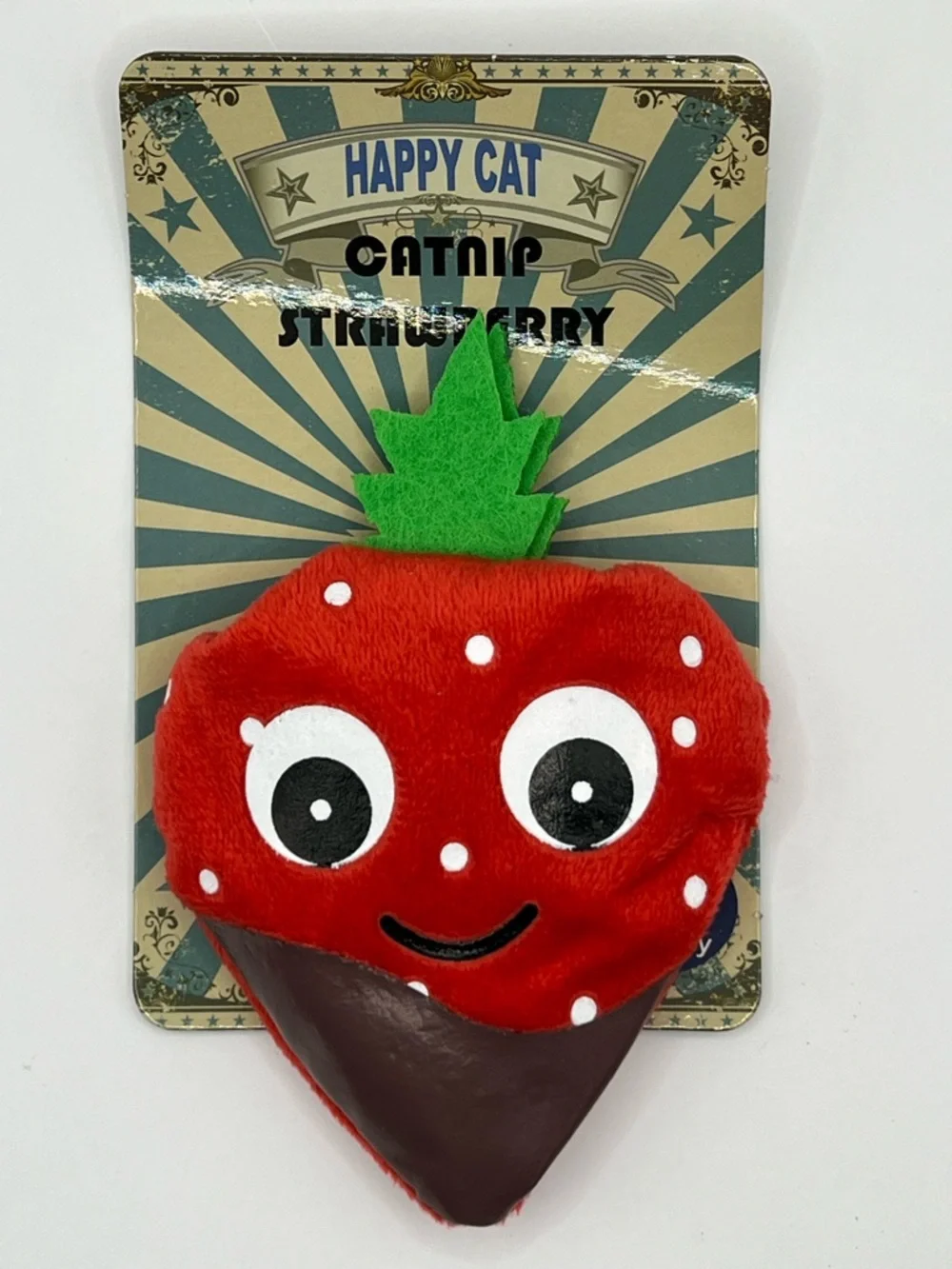 Strawberry Plush Catnip-Filled Toy for Cats